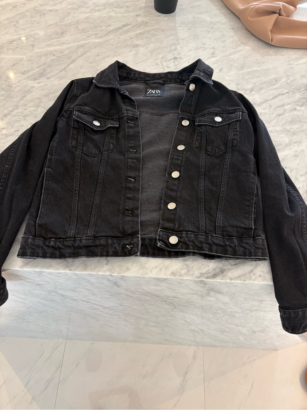 Zara Black Jean Jacket